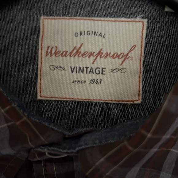 Original Weatherproof vintage plaid button down shirt - Picture 5 of 8